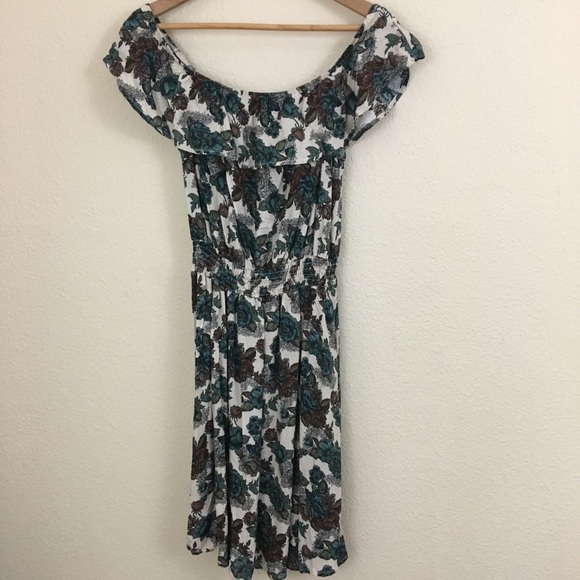 NWT Off The Shoulder Floral Print Dress XL - Picture 3 of 5